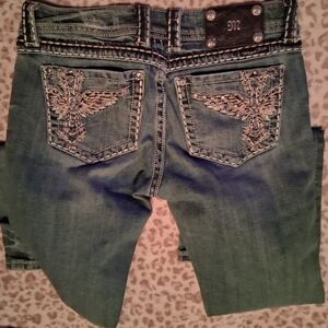 Women's Embellished Blue Jeans